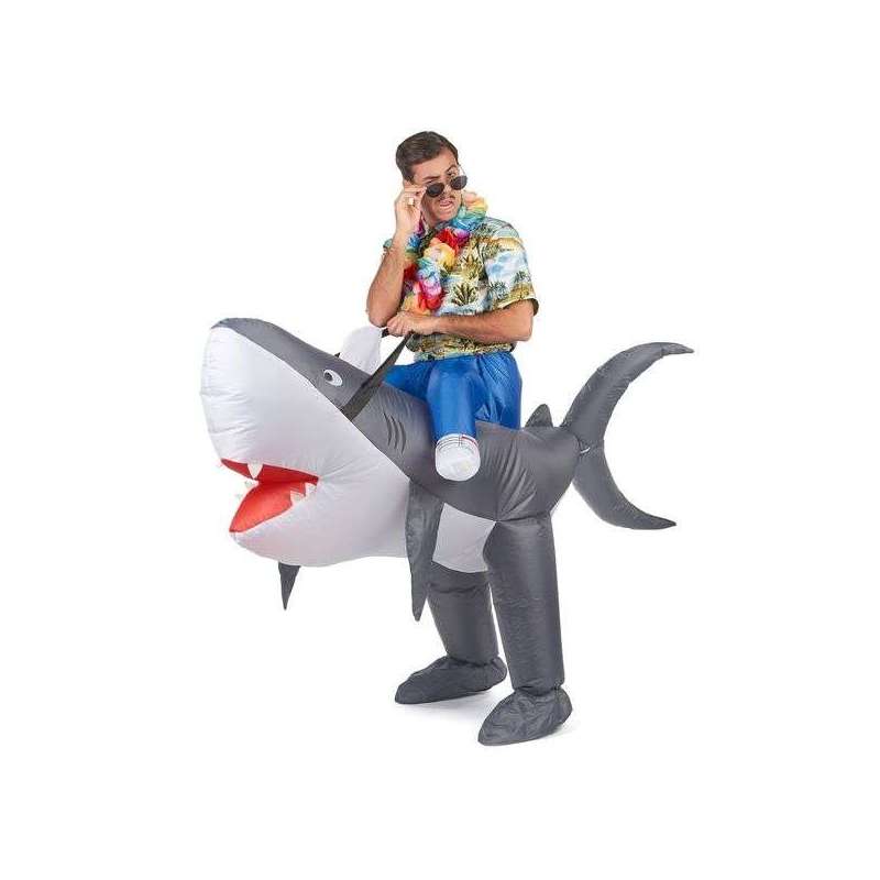 Déguisement homme mangeant requin gonflable enfant 