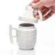 Mug grenade avec couvercle blanche